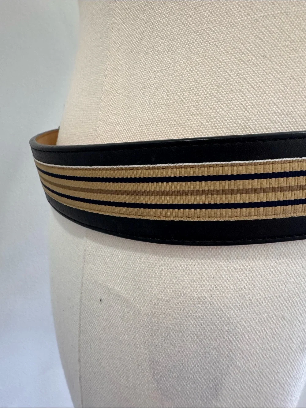 Ariat Leather & Fabric Stripe Belt | Size 34/85 | Style E106032